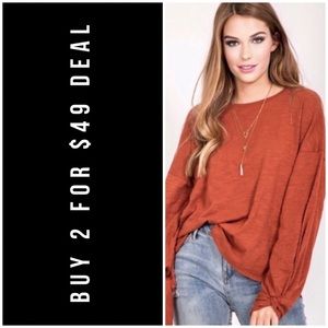 ❄️EARTH LONG SLEEVE TOP